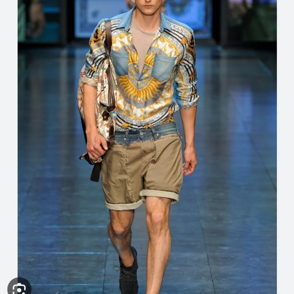 Dolce&Gabbana bag runway 2012 Vintage logo D&G canvas leather - Picture 2 of 16